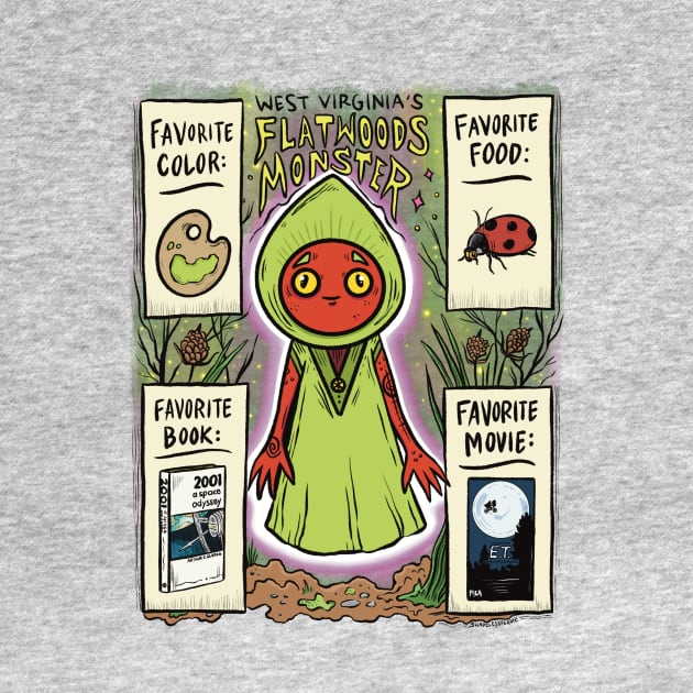 Flatwoods Monster Favorite Things by shapelessflame